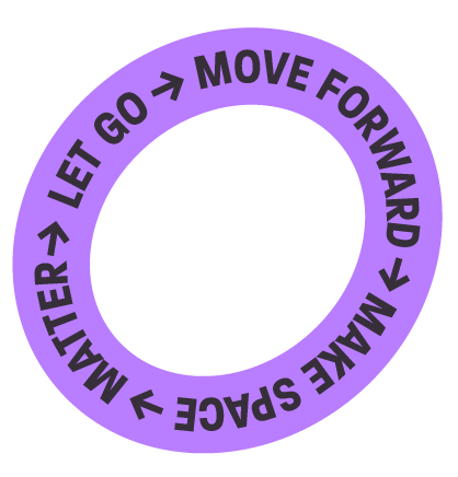 Decorative brand circle pattern